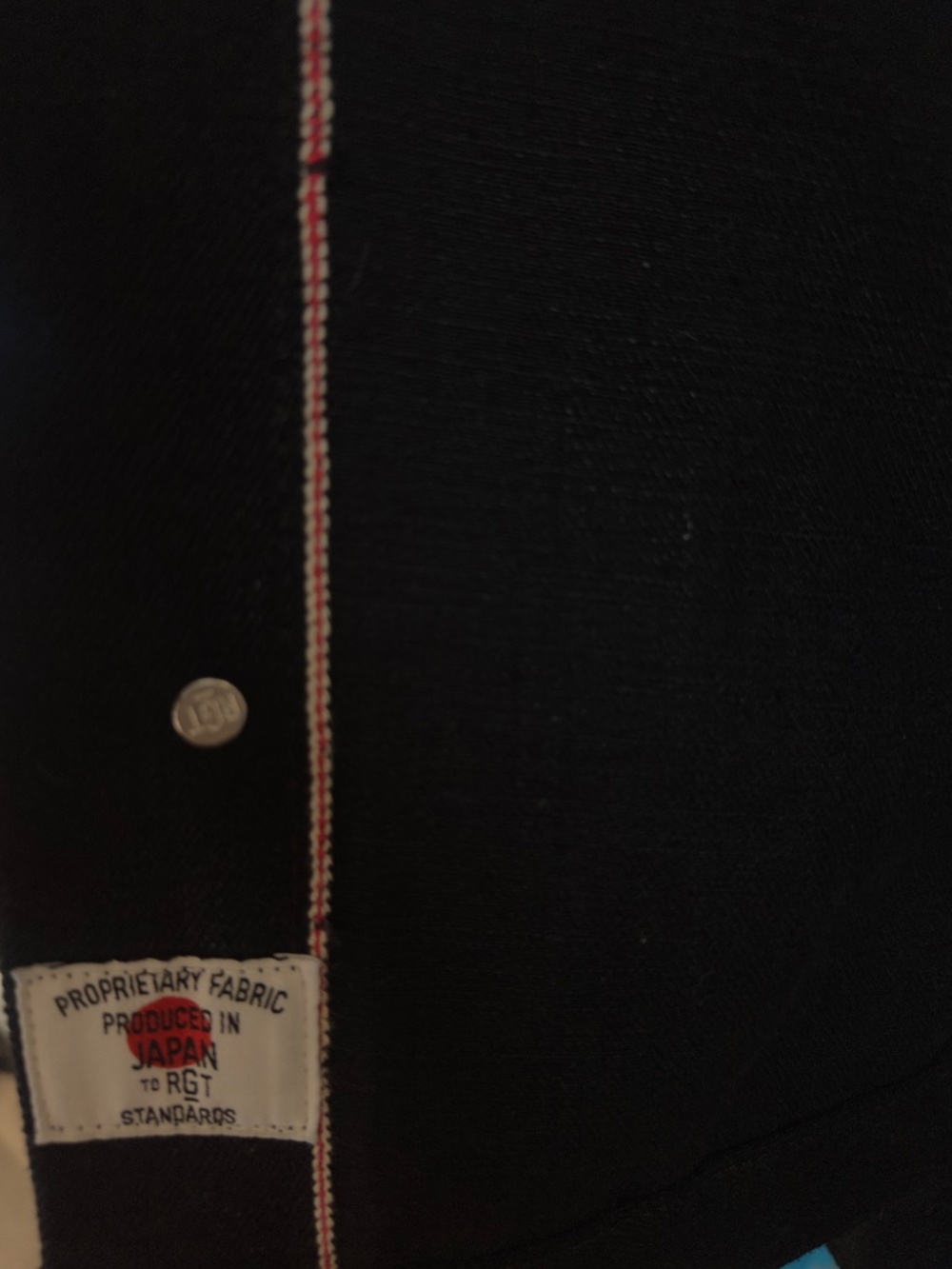 Rogue Territory RGT Cryptic Stealth Cruiser Jacket Black Selvedge Denim Large US - Picture 4 of 6